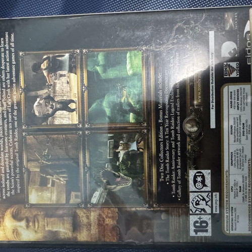Tomb Raider PC Games used, pack of 4 classic titles with manuals