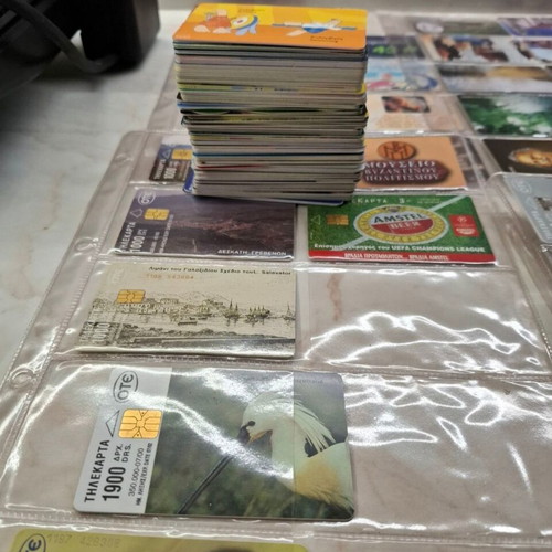 OTE phone card collection like new, over 100 pieces