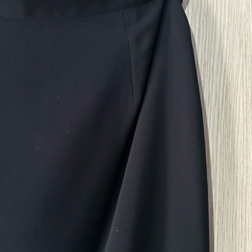 Skirt black with ruffles georgette size large like new