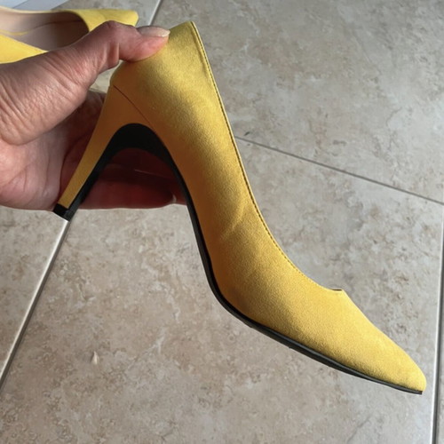 Zara heels used several times, size 40, yellow