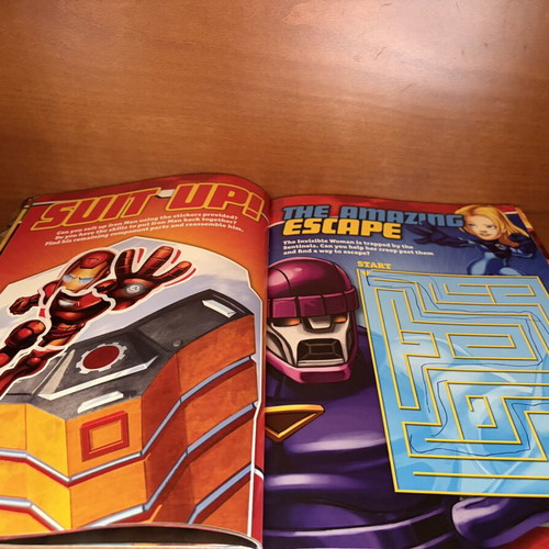 Marvel Superhero Squad Pedigree sticker album
