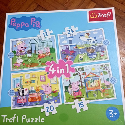 Peppa Pig 4-in-1 puzzle