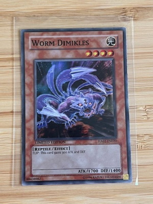 Yugioh Card Worm Dimikles like new, Hidden Arsenal Set 020