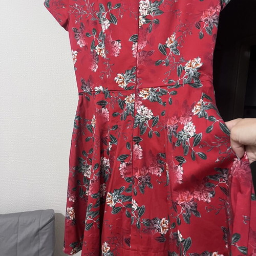 Cotton summer dress French Connection like new, pleated mini