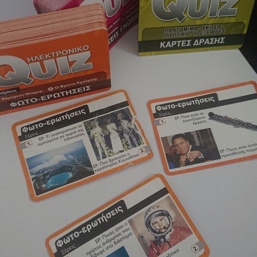 Electronic Quiz board game used