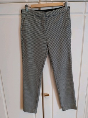 Zara pants-leggings like new, black and white houndstooth, size S