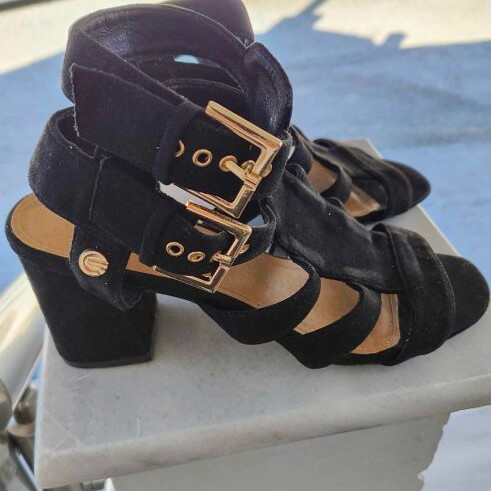 Mexx sandals used, black, size 40