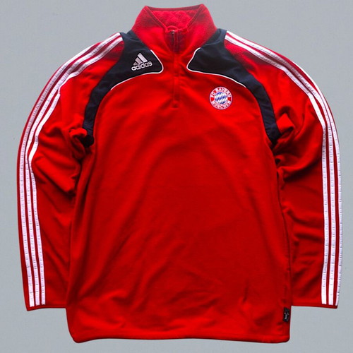 Vintage Bayern Munich x Adidas fleece sweatshirt 2008/09, size XL