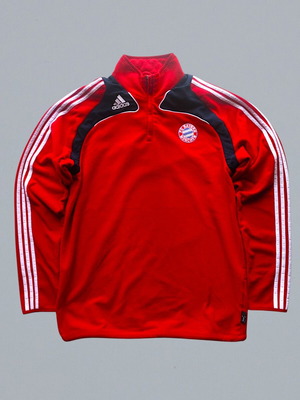 Vintage Bayern Munich x Adidas fleece sweatshirt 2008/09, μέγεθος XL