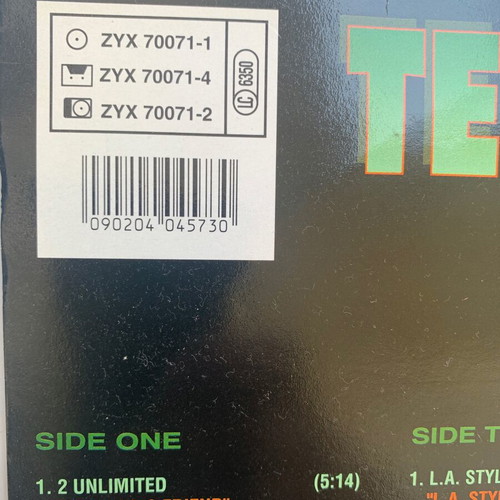 Techno Trax Vol.6 2LP 1992 authentic, like new condition