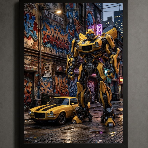 Transformers framed poster 30x40cm