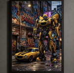 Transformers framed poster 30x40cm