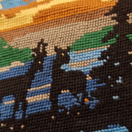 Embroidery panel like new