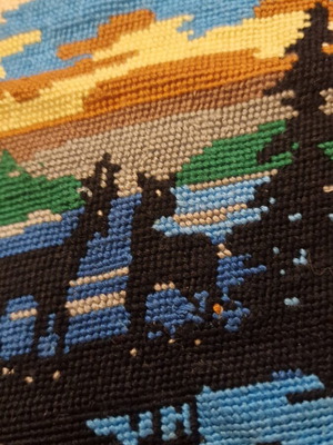 Embroidery panel like new