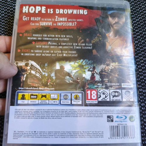 Dead Island PS3 game used