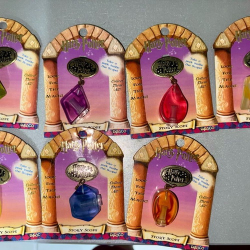 Harry Potter Enesco Story Scope 1st Series Jewel set of 6 like new