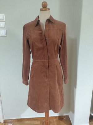 Marc O'Polo Cognac Cotton Dress XS/S New