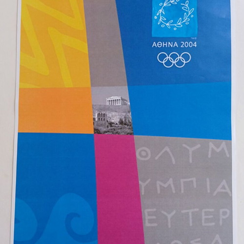 Athens 2004 Olympic Games poster like new, official print
