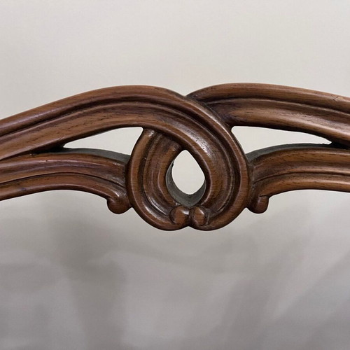 Neoclassical style dining set used with 6 solid wood chairs
