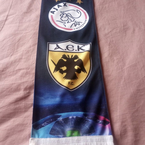 Κασκόλ UEFA Champions League 2018–2019 σαν καινούργιο, Bayern, Ajax, ΑΕΚ
