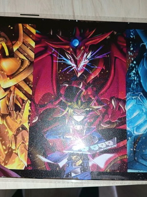 Yu-Gi-Oh metal poster like new