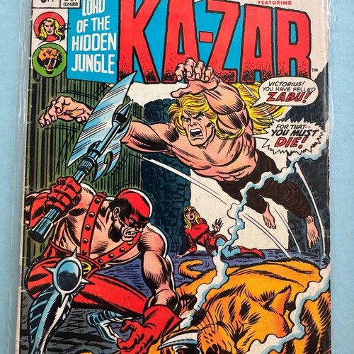 Astonishing Tales Ka-Zar Issue 20 Marvel Comics like new (1973)