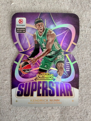 Kendrick Nunn Superstar Insert Euroleague Contenders 25-26