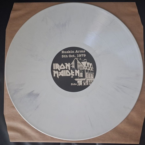 Iron Maiden Ruskin Arms 5th Oct. 1979 2LP white smoked vinyl like new