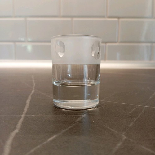Crystal shot glass set like new, pack of 6