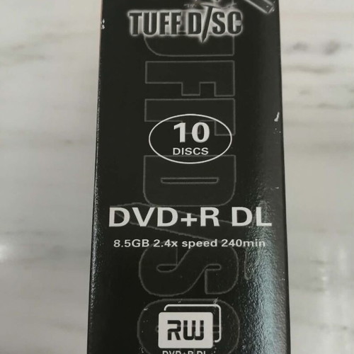 Tuff Disc DVD+R DL blank discs, pack of 10, 8.5 GB, 2.4x speed