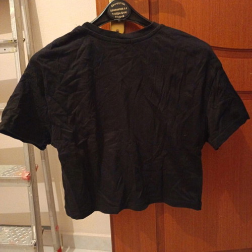 Stradivarius women's black top like new, size S