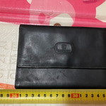 Black leather wallets used