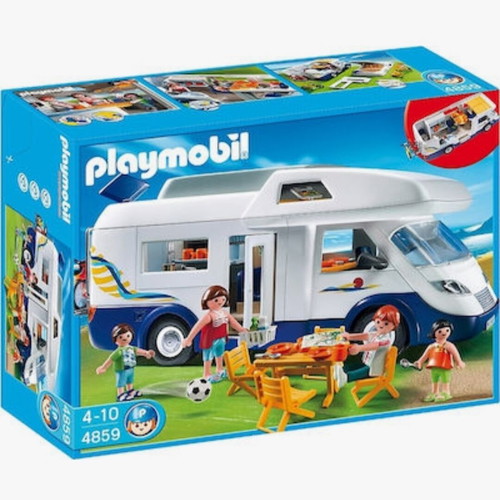 Playmobil camper used with all contents