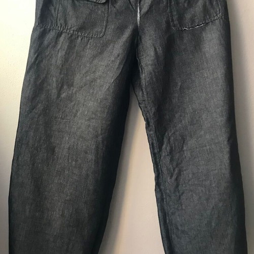 Xanaka harem pants gray anthracite like new, linen and cotton, size 40