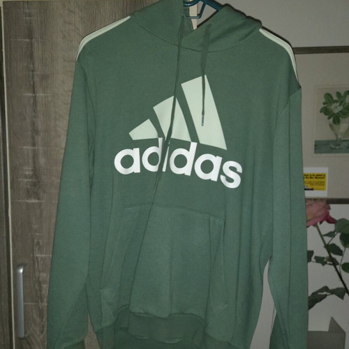 Adidas hoodie khaki medium in perfect condition