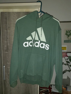 Adidas hoodie khaki medium in perfect condition