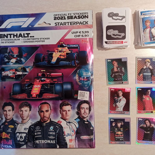Άλμπουμ Topps F1 2021 πλήρες σετ καινούργιο