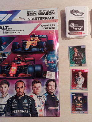 Άλμπουμ Topps F1 2021 (πλήρες σετ)