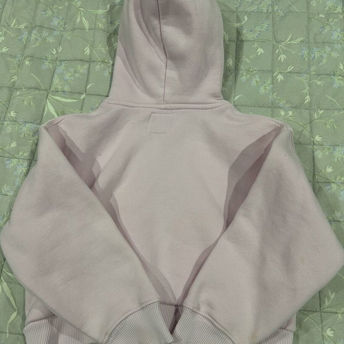 Zara girls' pink hoodie like new, size 128 cm