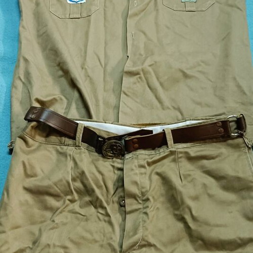 Scout uniform 1910 and backpack 1950 used