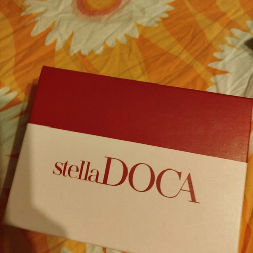 Stella Doca wallet new, olive with croco texture