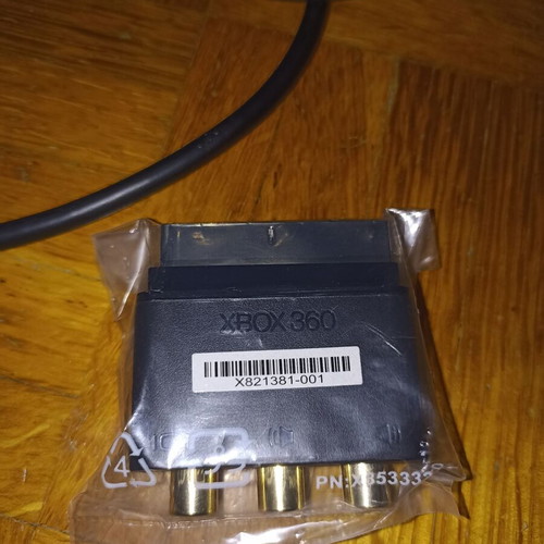 Xbox 360 SCART to RCA cable with 2 extra SCART adapters