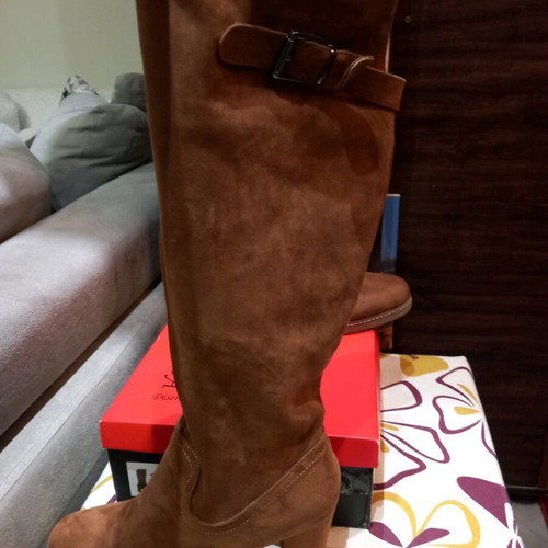 Alta Moda tall brown suede boot like new, size 41