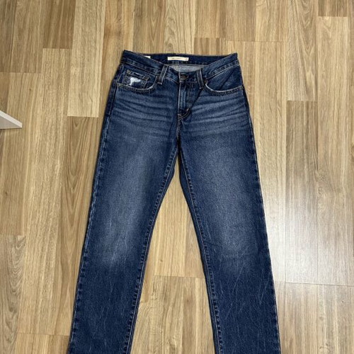 Levi's Middy Straight jeans, size 25, blue