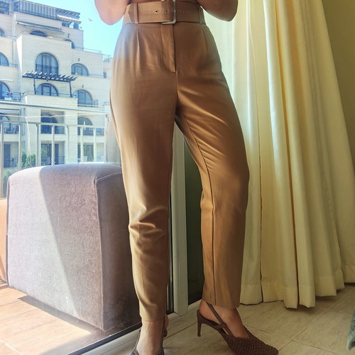 Zara pants Turkey, size S-M, beige brown