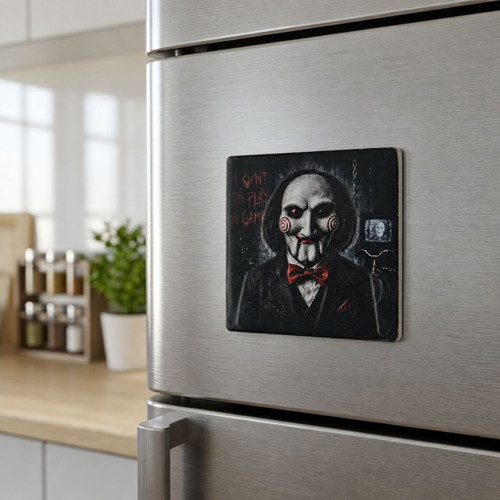 Saw Billy the Puppet Ceramic Fridge Magnet 57×57 mm new
