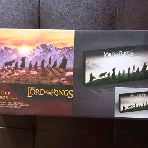 The Lord of the Rings light-up decorative wall canvas Pyramid new