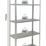 Ραφιέρα Dexion γαλβανιζέ καινούργια με 5 ράφια 75x30x170εκ.