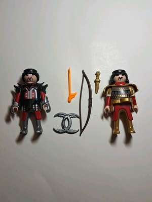 Playmobil φιγούρες πολεμιστών σαμουράι με πανοπλία και όπλα, σετ 2