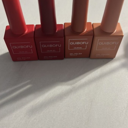 Guibofu semi-permanent nail polish new, pack of 15